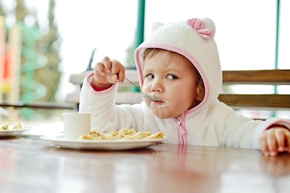 bambini al ristorante